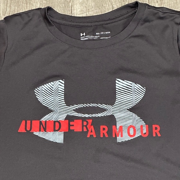 Women’s Under Armour XS 0 - 2 Short Sleeve T-Shirt Top Tee Grey Gray HeatGear - Picture 5 of 7